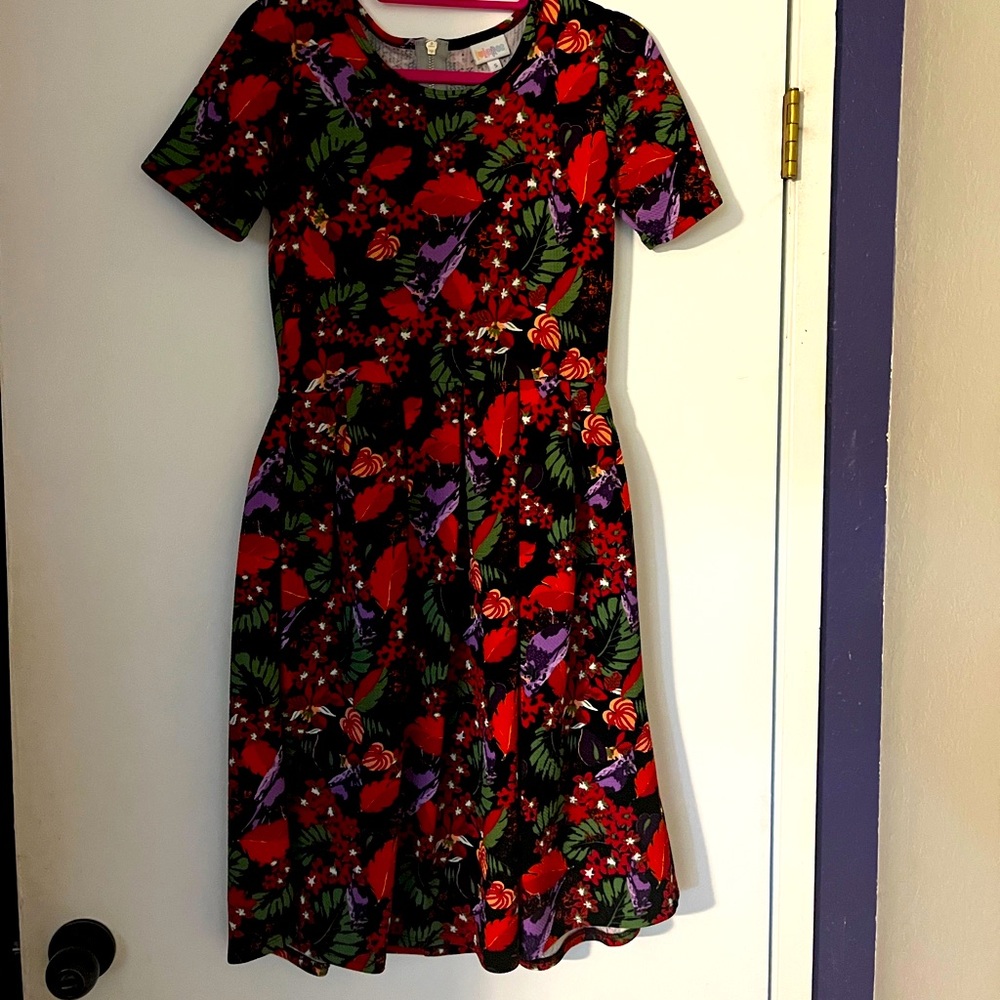 LiLaRoe Amelia, size small, floral